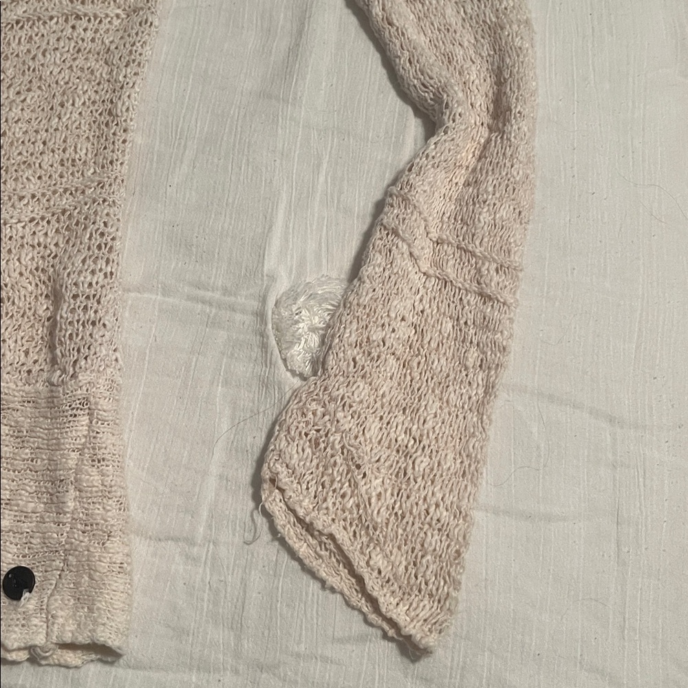 Roxy Women's Cream Knit Cardigan - Picture 4 of 5